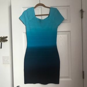 Ombré Body Con Dress